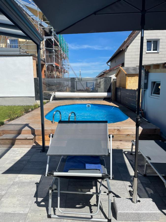 #3 Bequemes Zimmer Mit Pool Und Garten Memmingen Esterno foto